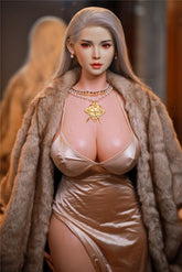 162cm/5.3ft F Cup Big Tits Noble Temperament Goddess Real Silicone Sex Doll - Cathy - Paradisexdoll
